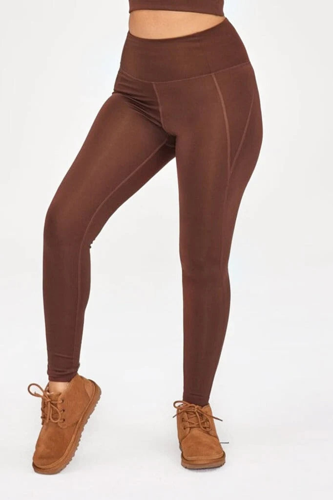 High Rise Compressive Legging (28.5" inseam), Earth