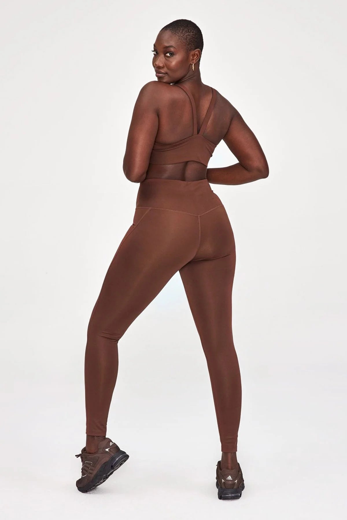 High Rise Compressive Legging (28.5" inseam), Earth