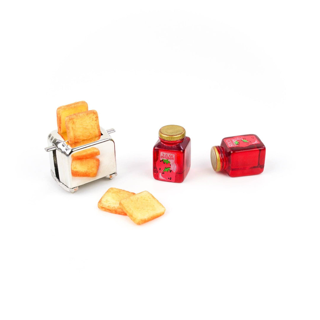 Slice Toaster and Jam Fridge Magnet