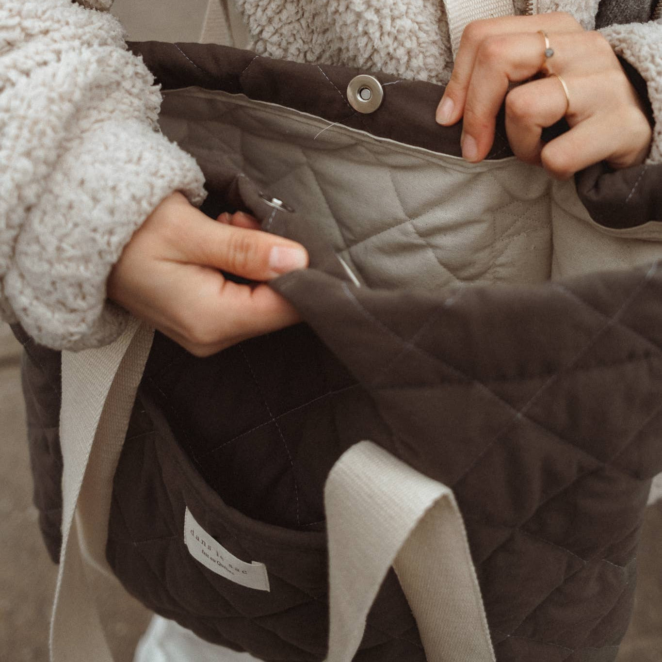 Dans le Sac, Quilted Everyday Tote Bag