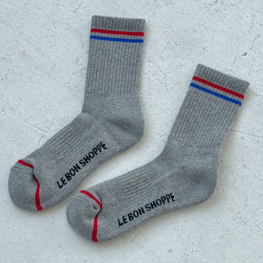 Le Bon Shoppe, Boyfriend Socks, True Grey