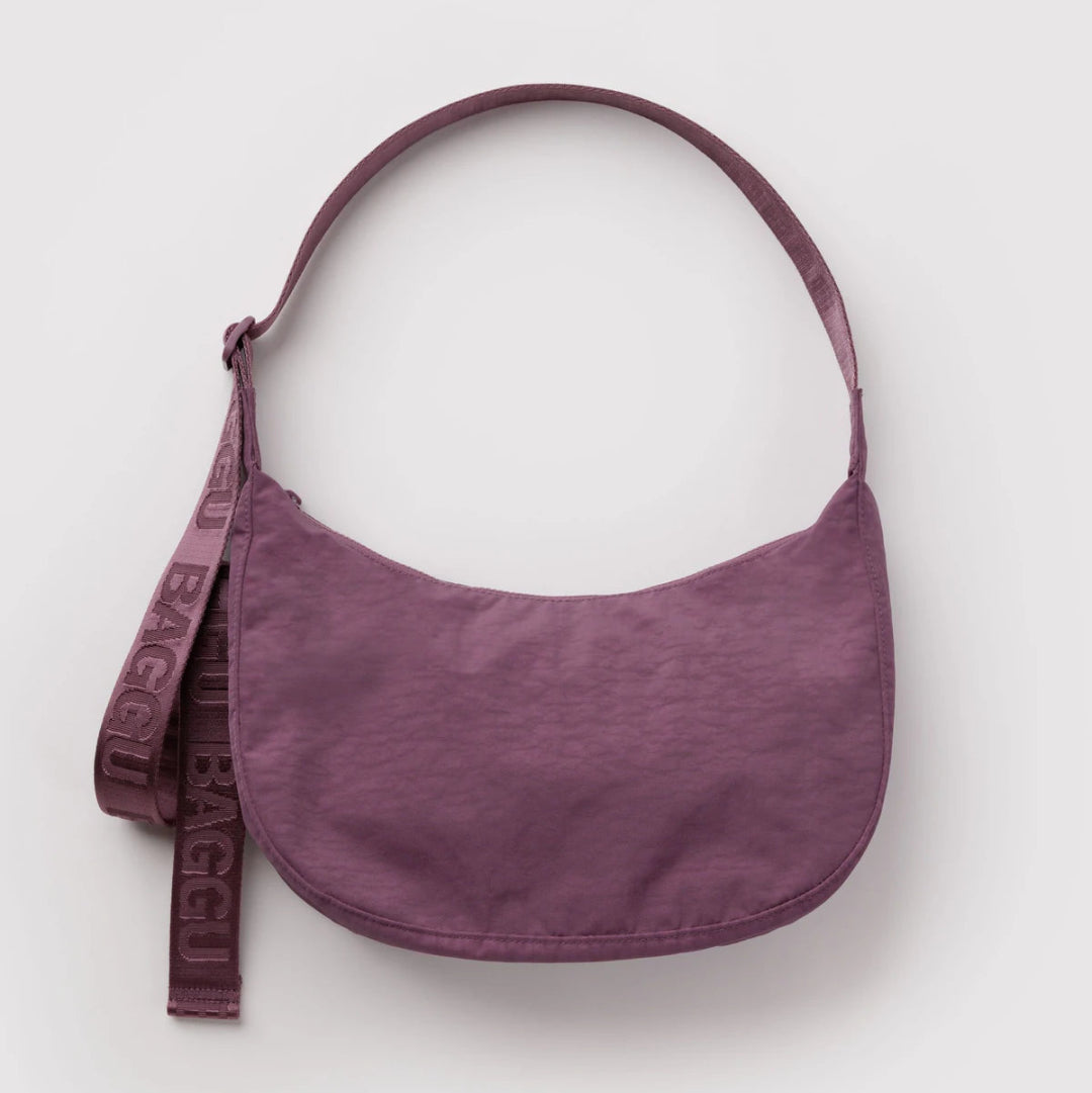 Baggu, Medium Nylon Crescent Bag, Wild Plum