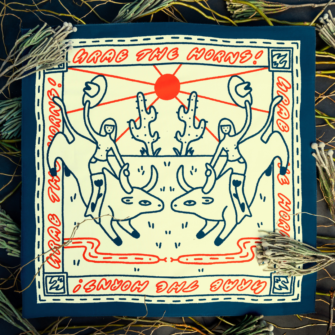 BANDITS Bandanas, "Grab The Horns"