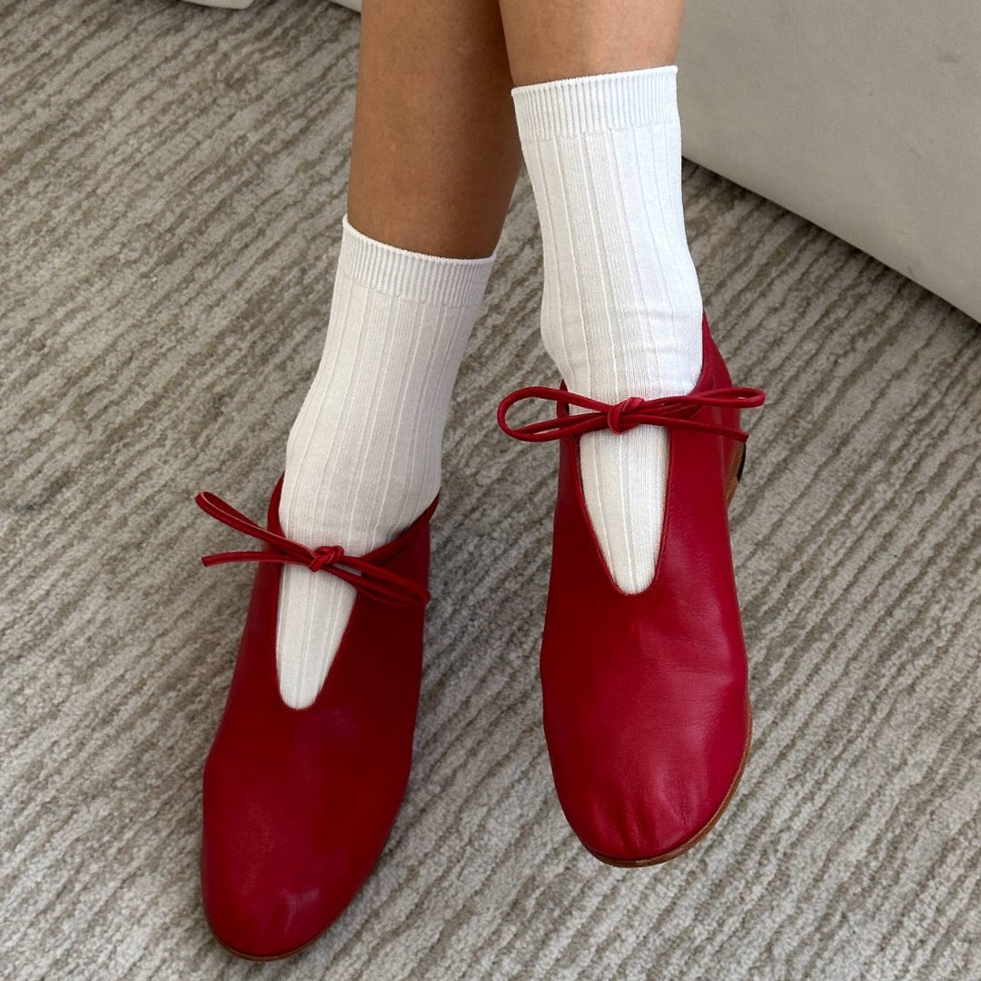 Le Bon Shoppe, Her Socks, Mercerized Combed Cotton Rib, Various Colours