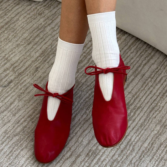 Le Bon Shoppe, Her Socks, Mercerized Combed Cotton Rib, Various Colours
