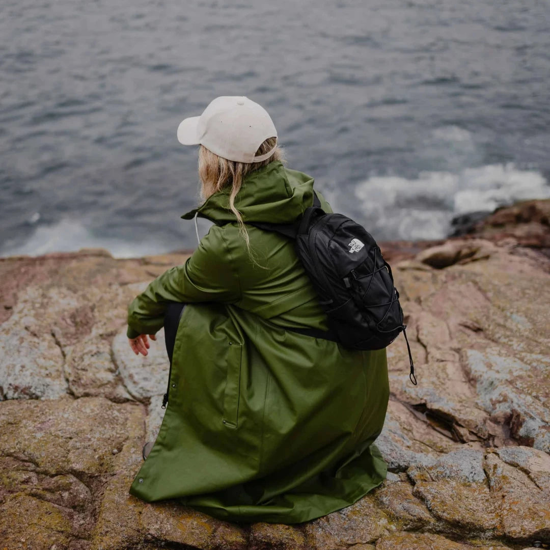 The Mernini Raincoat, Various Colours (Chive)