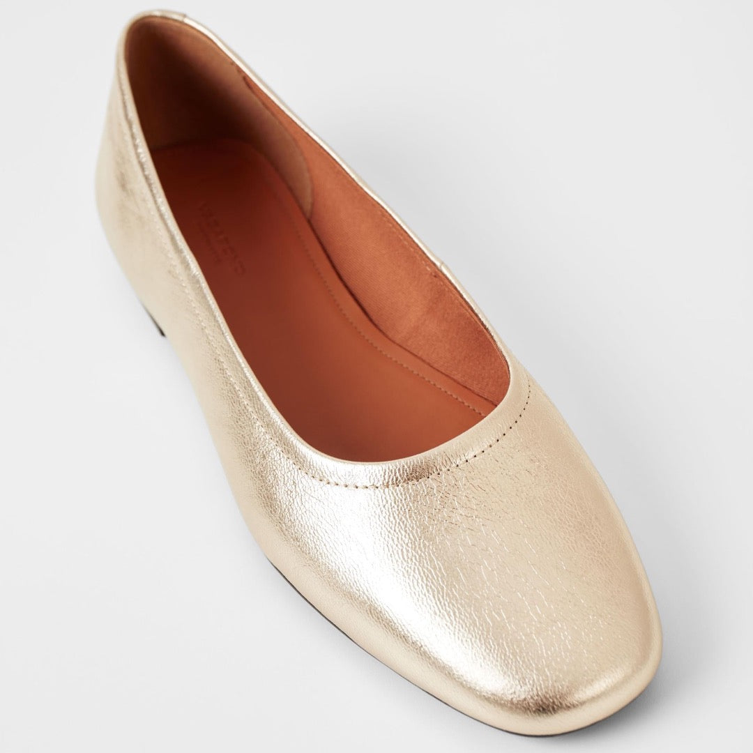 Vagabond, Jolin Shoes, Gold Metallic Leather