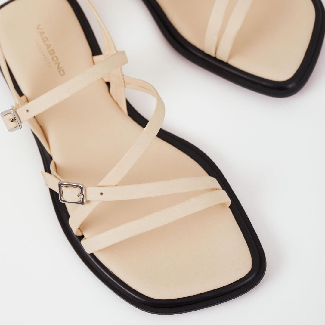Vagabond, Izzy Sandals, Off White Leather