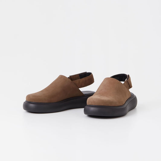 Blenda Sandals, Brown Nubuck