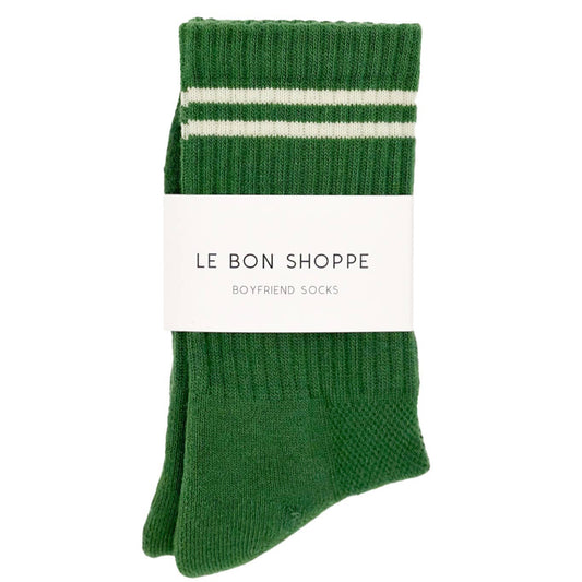 Le Bon Shoppe, Boyfriend Socks, Moss