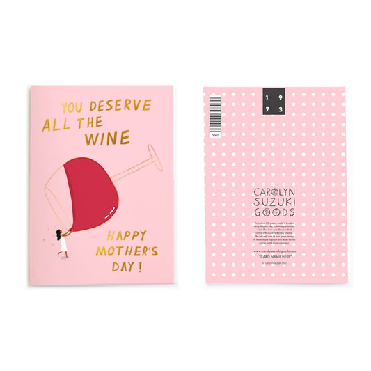 All the Vino, Mother's Day Card