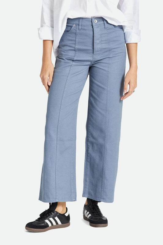 Brixton, Providence Wide Leg Pant, Flint Blue