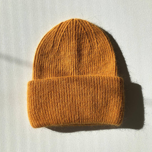 Billy Bamboo, Royal Angora Beanie, Pumpkin Spice
