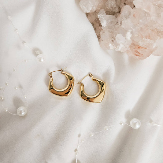 Rock Paper Pretty Jewelry, Alice Hoops