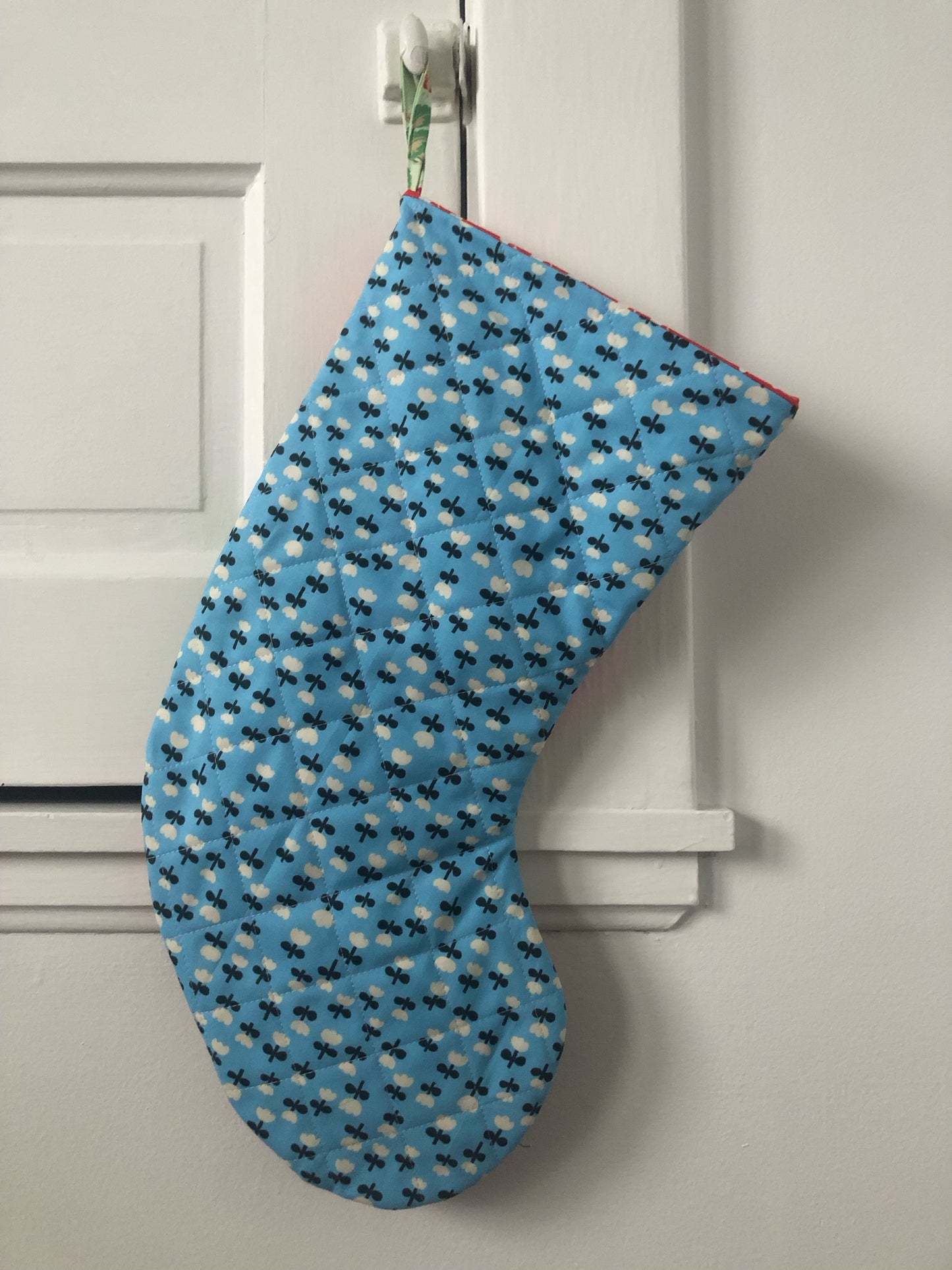 Modern Quilted Stocking No. 3