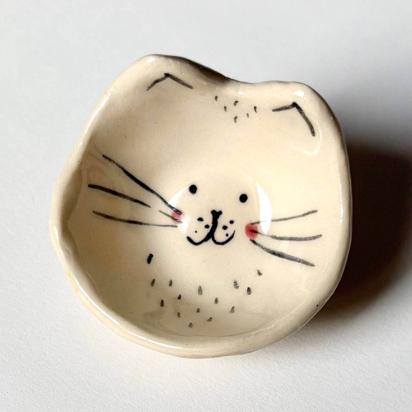 Tiny Cat Face Mini Dish