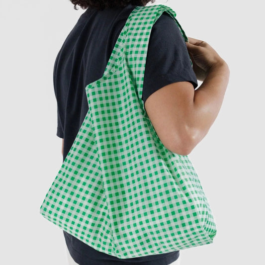 Standard Baggu, Green Gingham