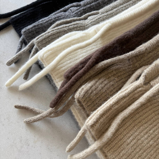 Billy Bamboo, Fuzzy Alpaca Balaclava, Walnuts Brown