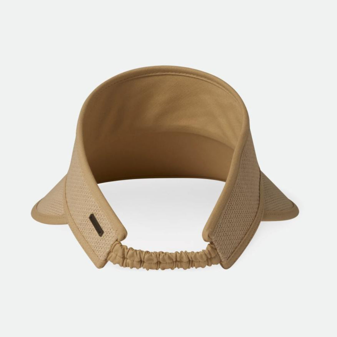 Brixton, Newport Straw Visor, Black/Natural
