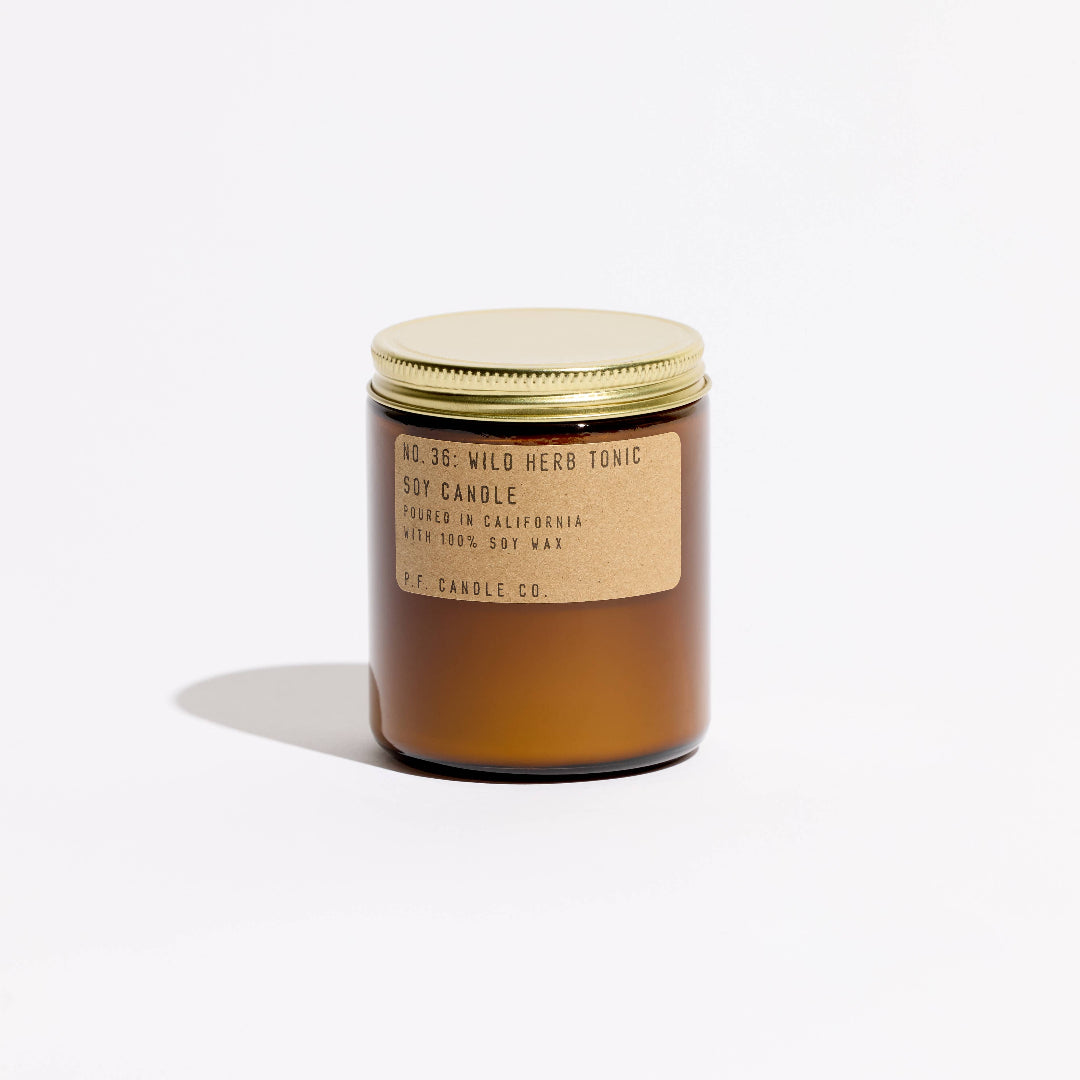 P.F. Candle Co. L, Wild Herb Tonic, 7.2 oz Standard Soy Candle
