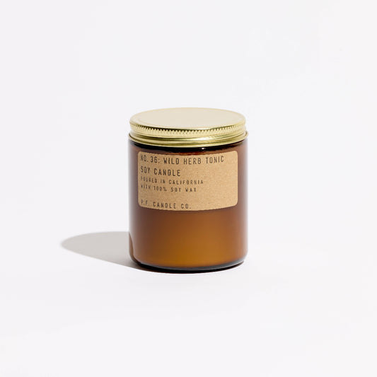 P.F. Candle Co. L, Wild Herb Tonic, 7.2 oz Standard Soy Candle