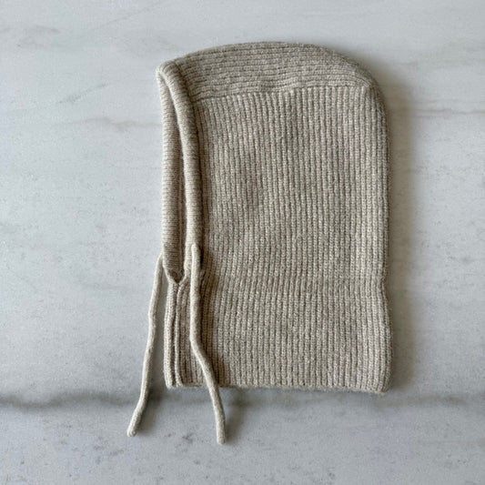 Billy Bamboo, Fuzzy Alpaca Balaclava, Oatmeal