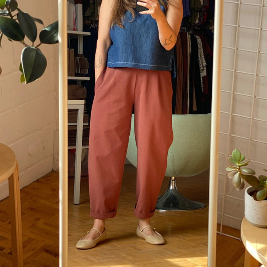 Amanda Moss, Priscilla Pants, Rust