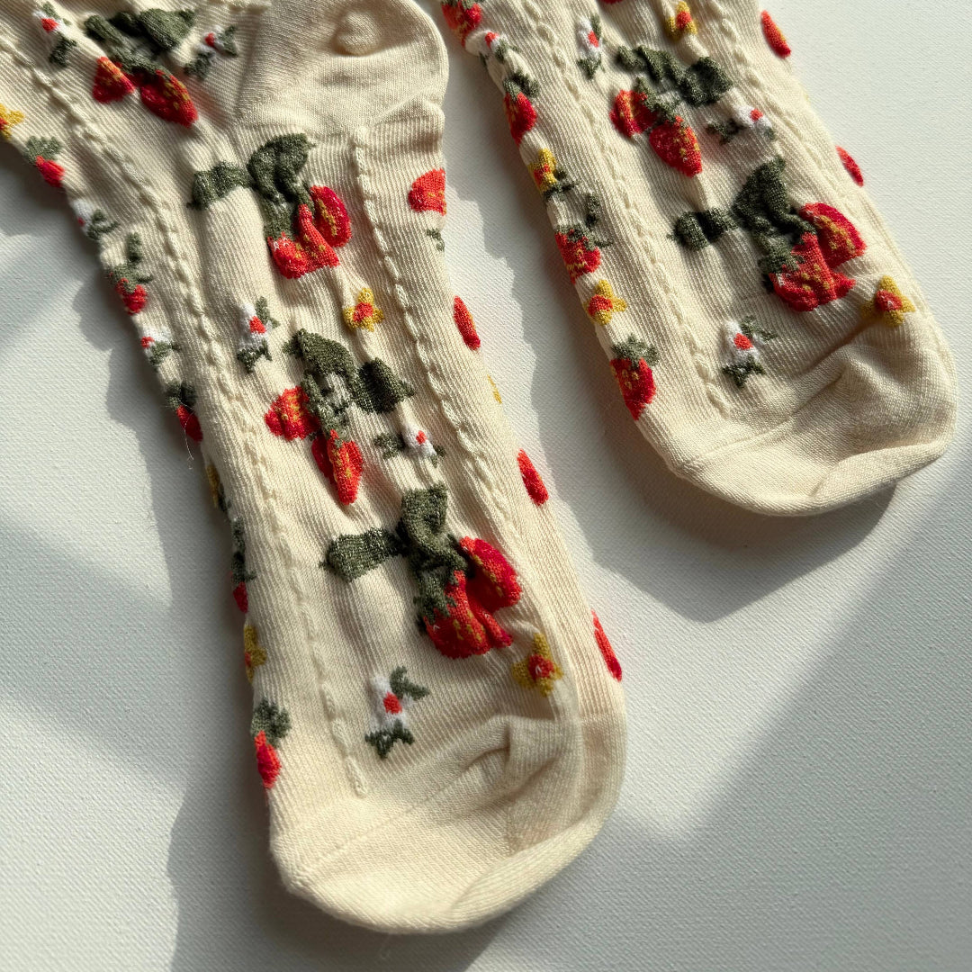 Billy Bamboo, Strawberry Socks, Various Colours
