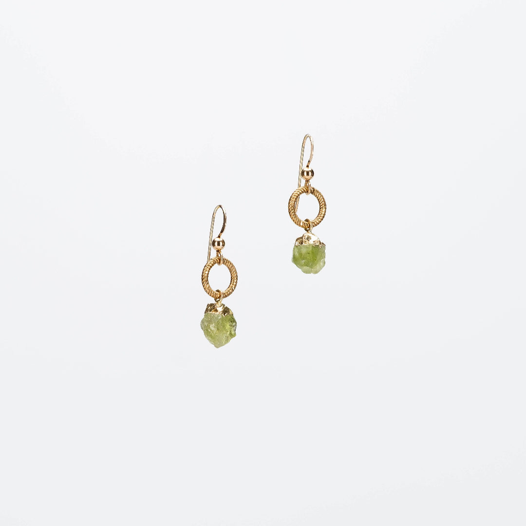 Hailey Gerrits, FW25 Sidra Earrings, Peridot/Set