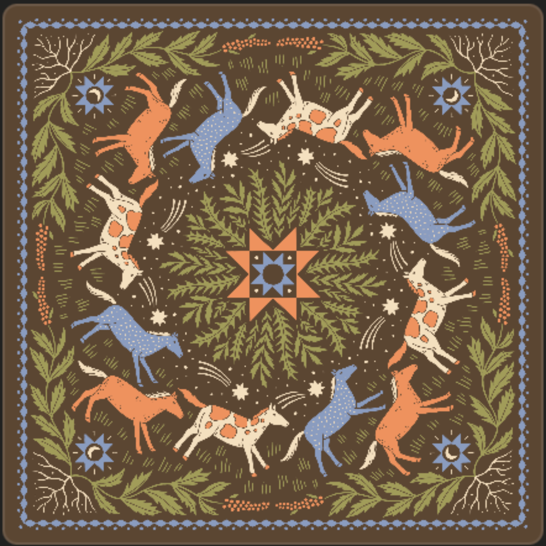 BANDITS Bandanas, "New Moon"