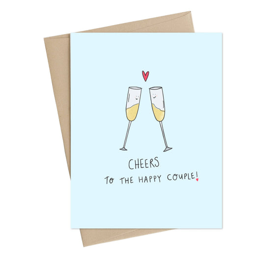 Cheers to the Happy Couple, Greeting Card
