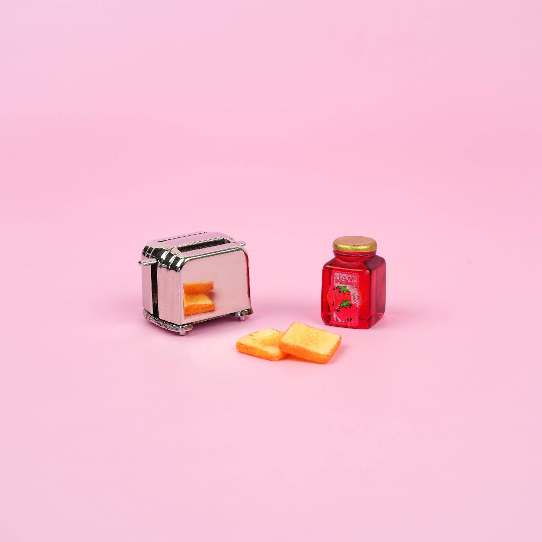 Slice Toaster and Jam Fridge Magnet