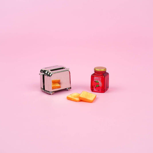 Slice Toaster and Jam Fridge Magnet
