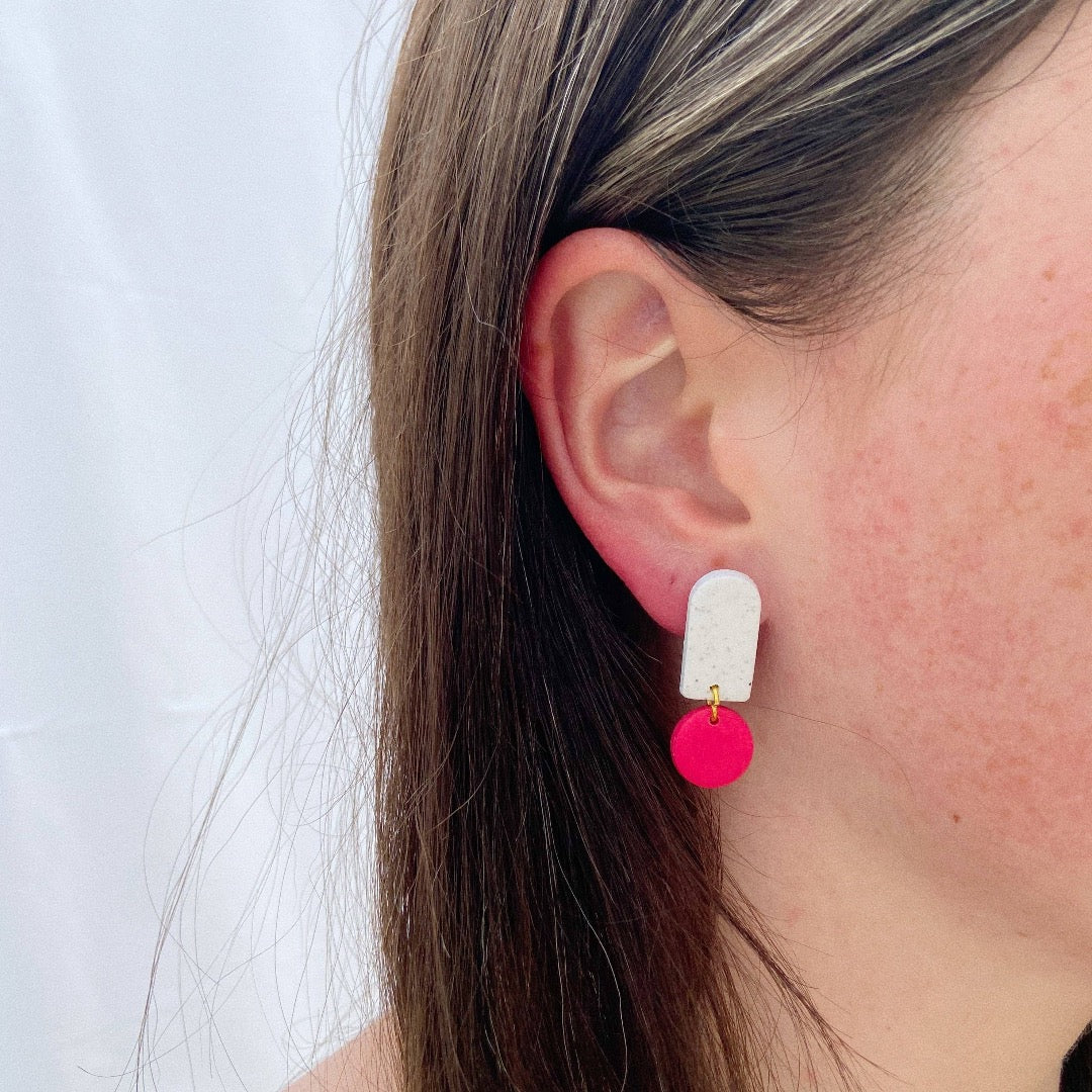 Mini Polymer Clay Earrings