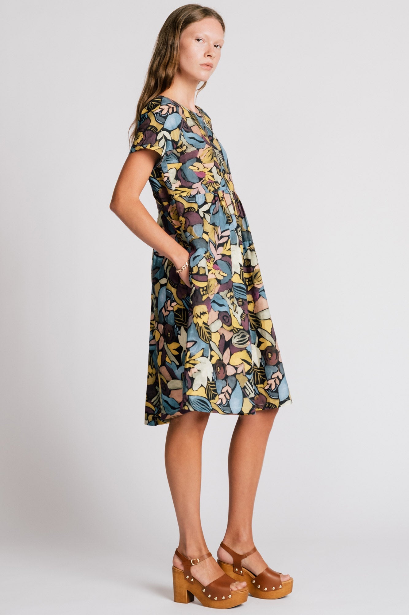 Allison Wonderland, Lark Dress, Black Floral