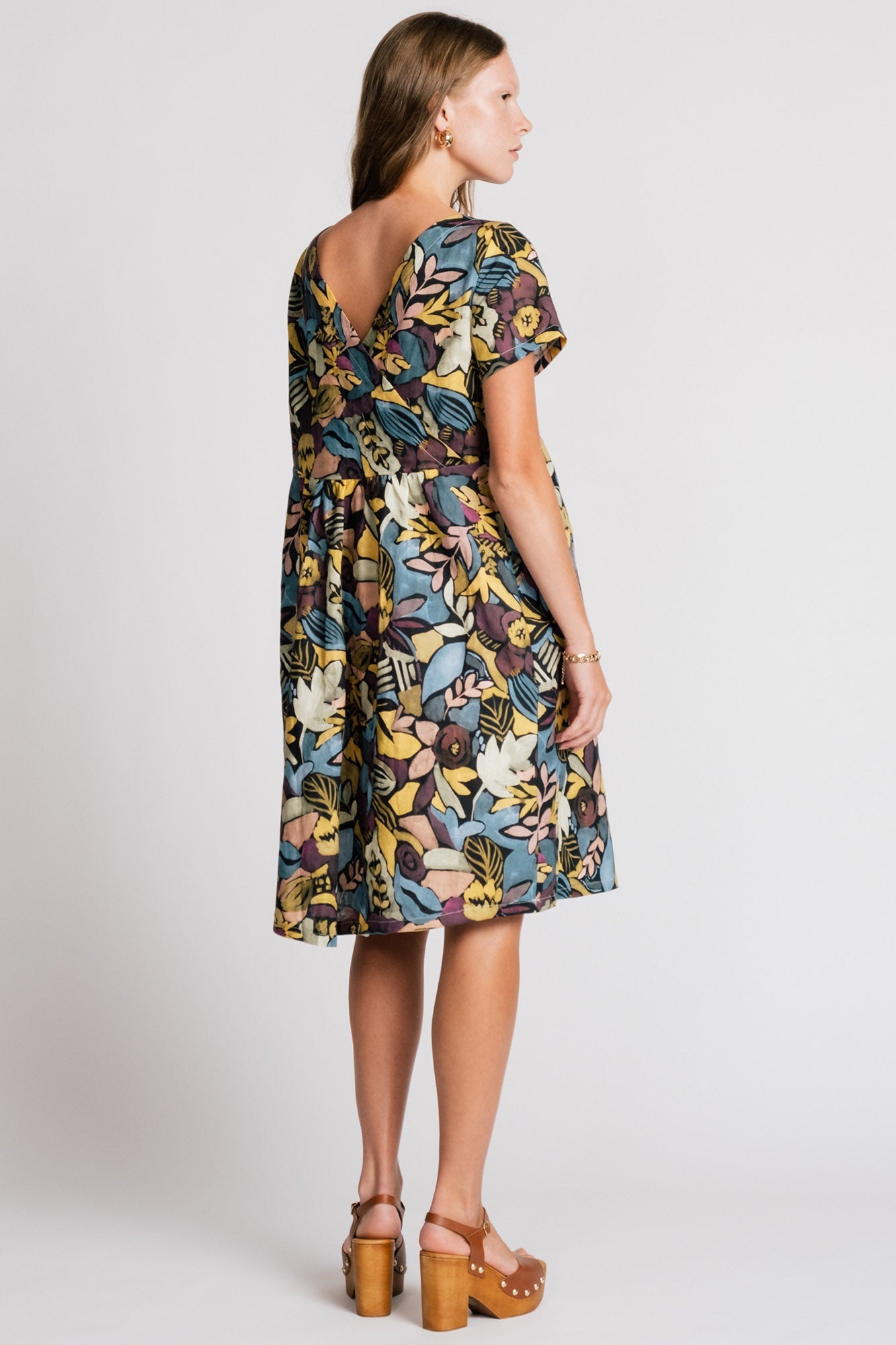 Allison Wonderland, Lark Dress, Black Floral