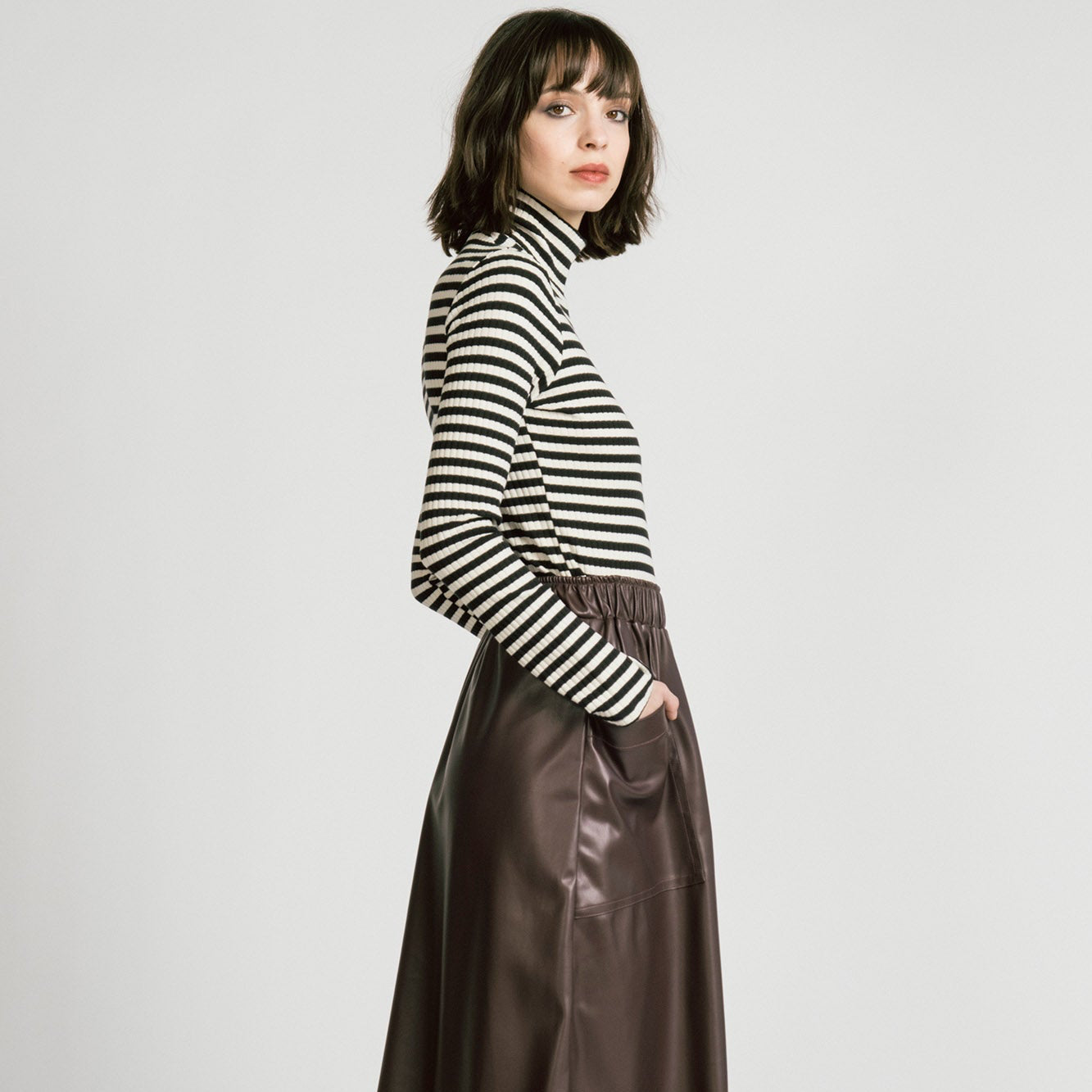 Allison Wonderland, Octanus Turtleneck, Stripe