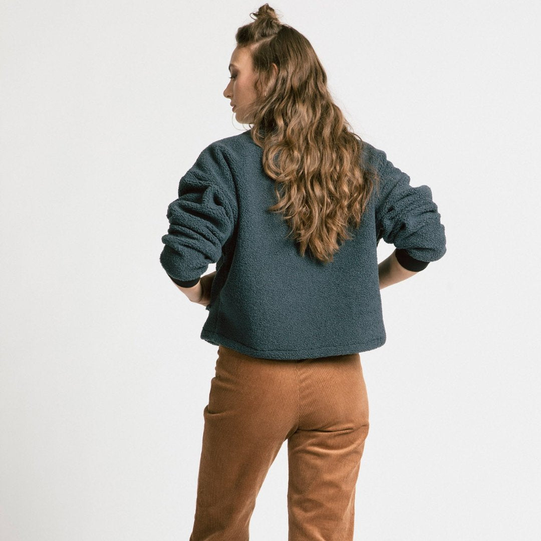 Allison Wonderland, Sense Pullover, Denim Fleece