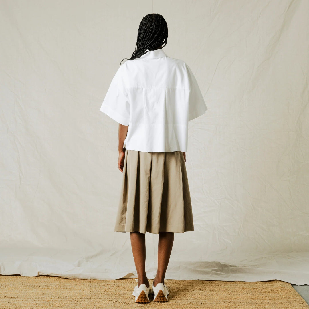 Bodybag by Jude, Montego Cropped Shirt, Lavender