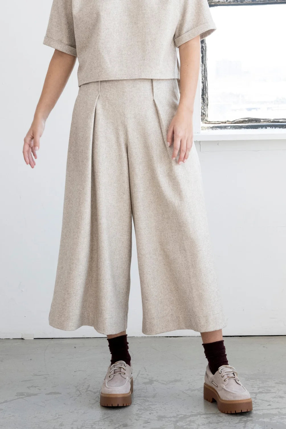 Bodybag, Nancy Cropped Trousers, Sand