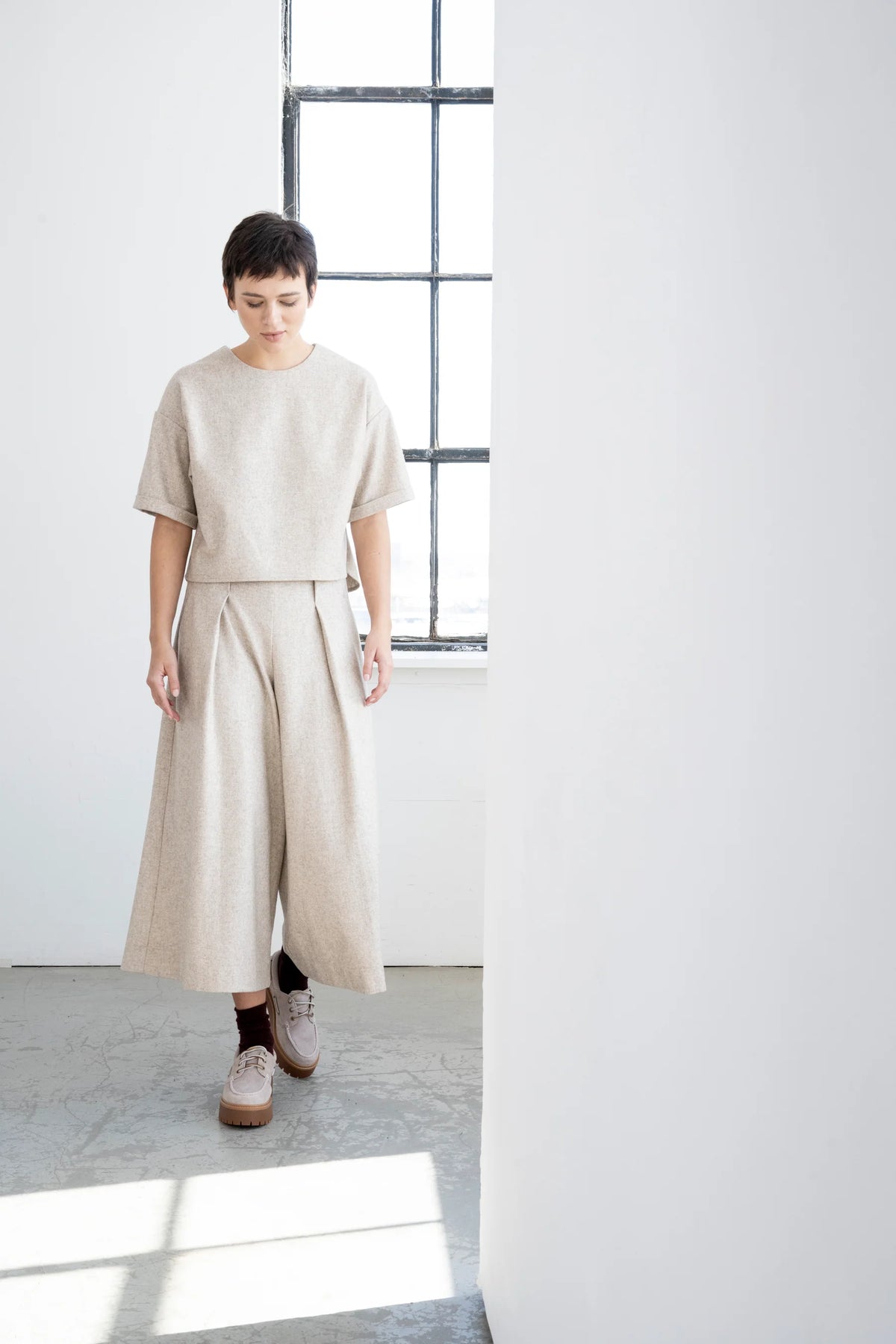 Bodybag, Nancy Cropped Trousers, Sand