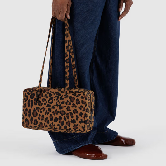 Baggu, Nylon Bowler Bag, Leopard