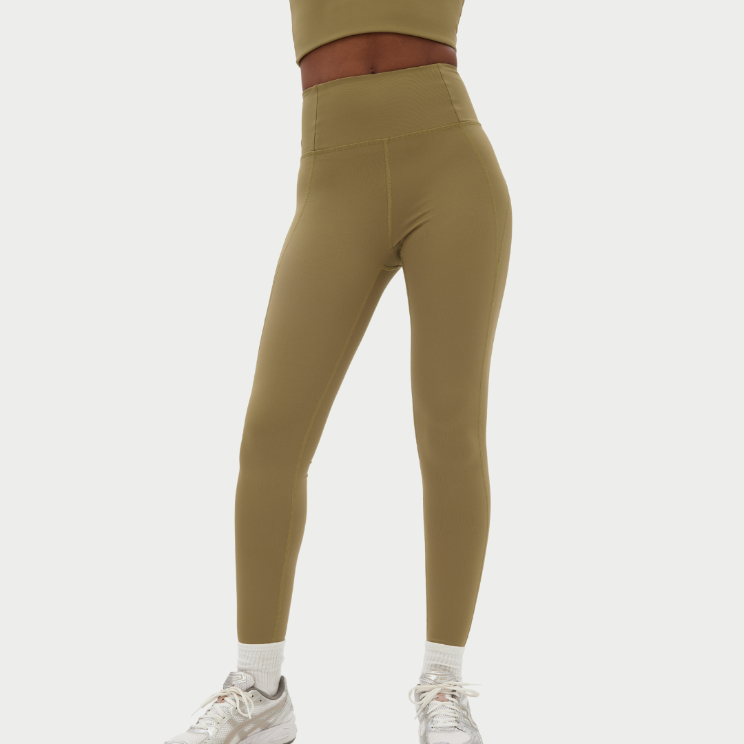 High Rise Compressive Legging (28.5" inseam), Artichoke