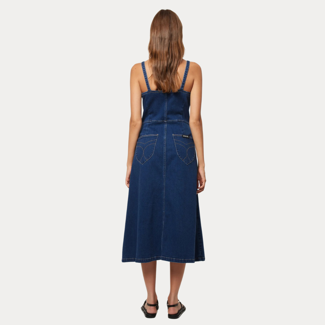 Mara Dress, Deep Blue