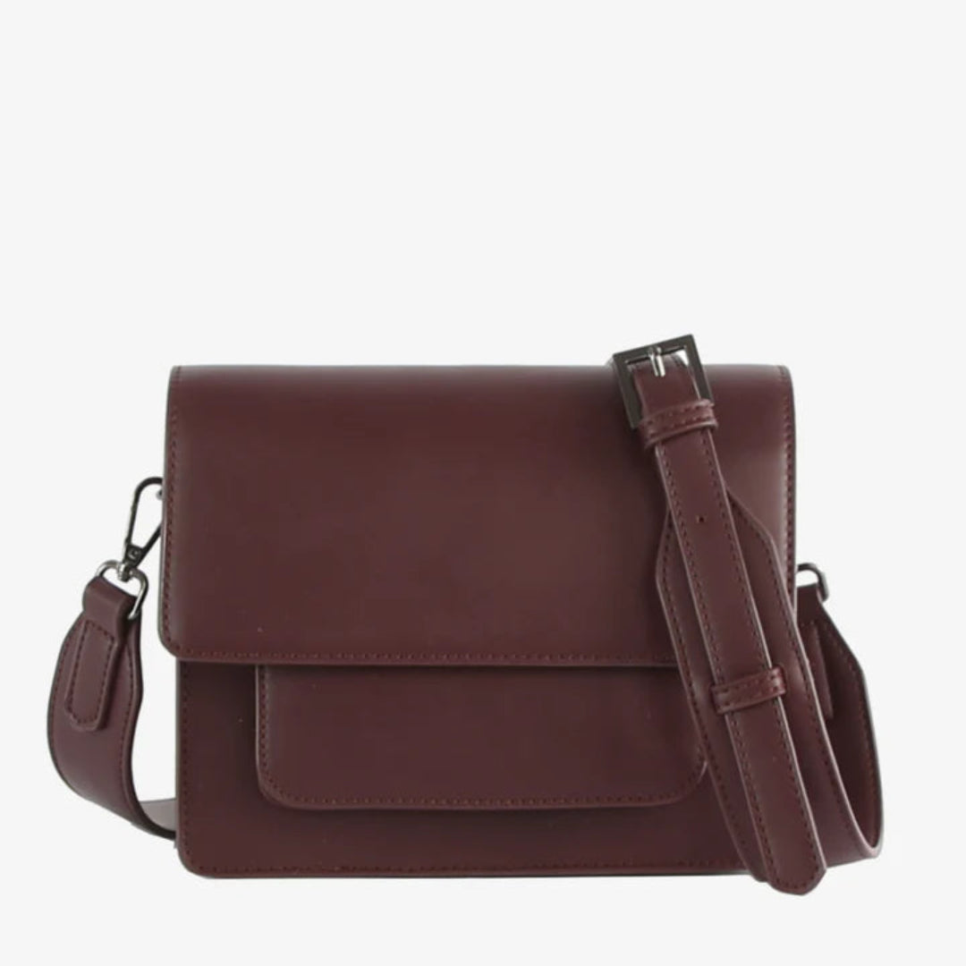 HVISK, Cayman Pocket Soft Structure Bag, Midnight Plum