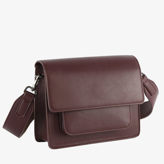 HVISK, Cayman Pocket Soft Structure Bag, Midnight Plum