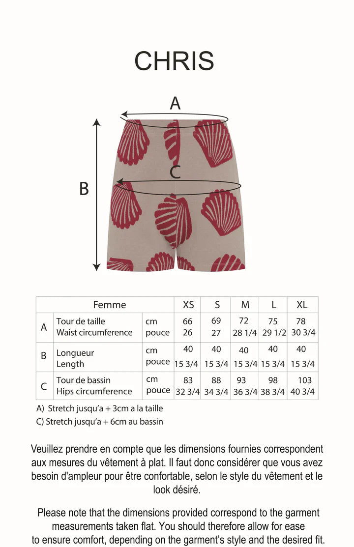 Marigold, Chris Shell Pattern Shorts