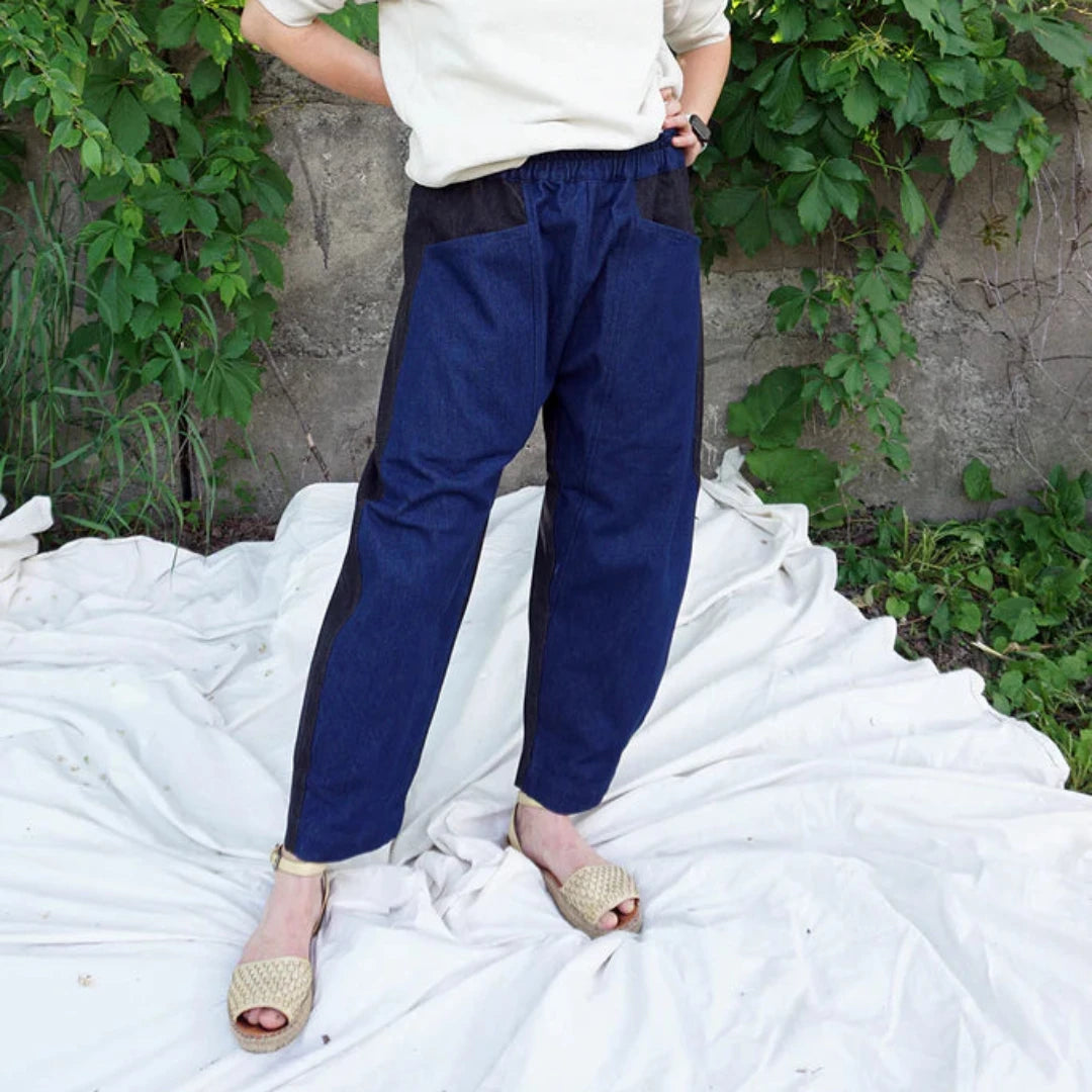 Ursa Minor, Flor Arca Pants, Criss Cross Denim