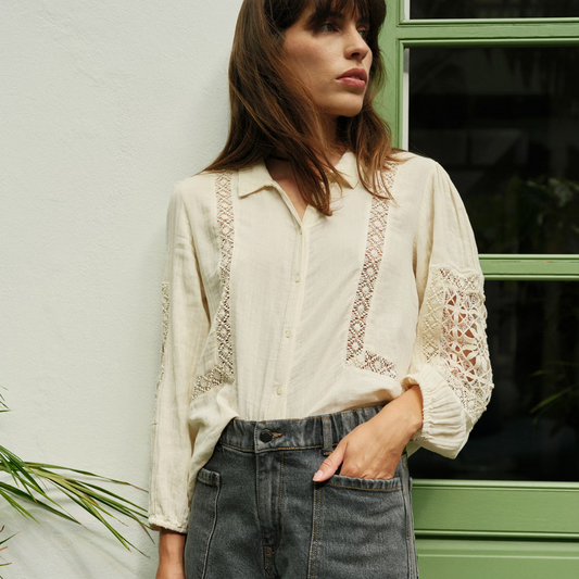 Indi & Cold, Double Gauze Shirt