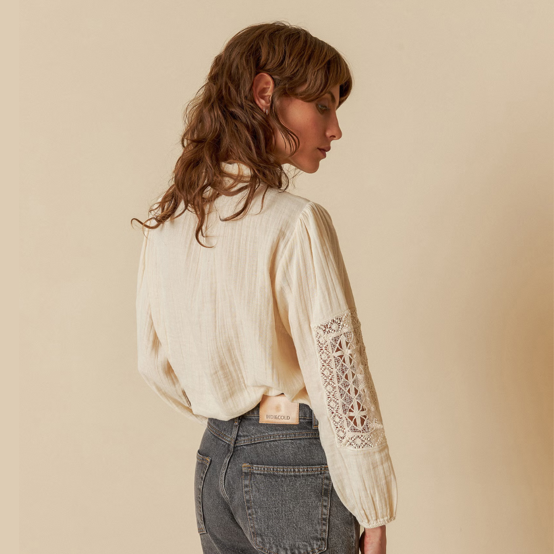 Indi & Cold, Double Gauze Shirt